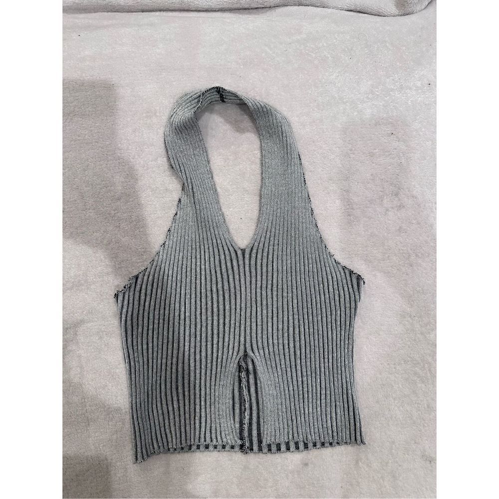 Women’s halter top size XS/S light gray